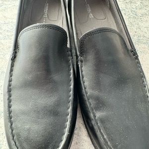 Black loafers